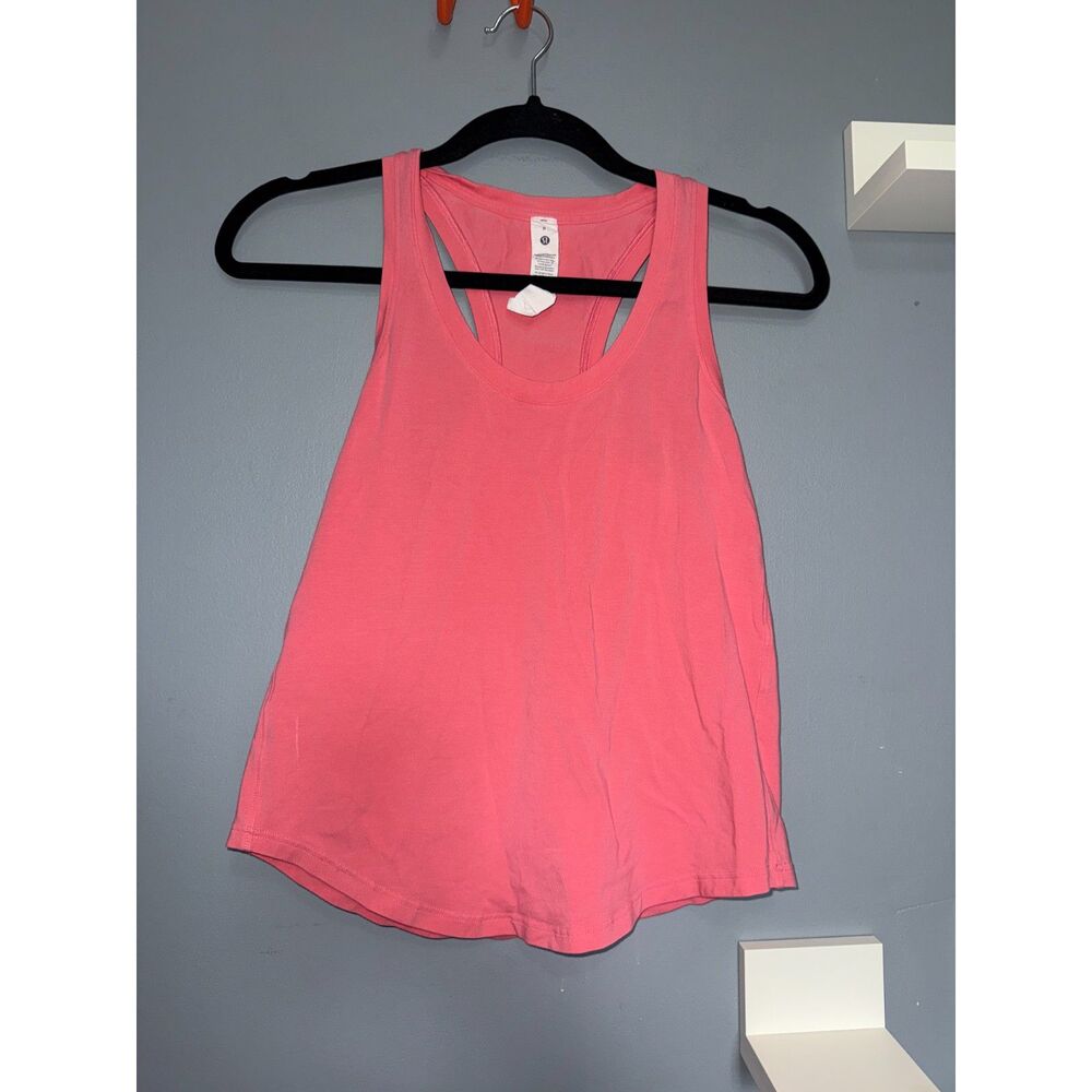 Lululemon Pink Scoop-Neck Racerback Tank Top | Size 0 | Athleisure, Activewear